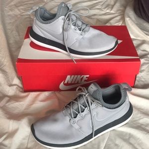 Grey and white Nike Rosie Two - Size 7